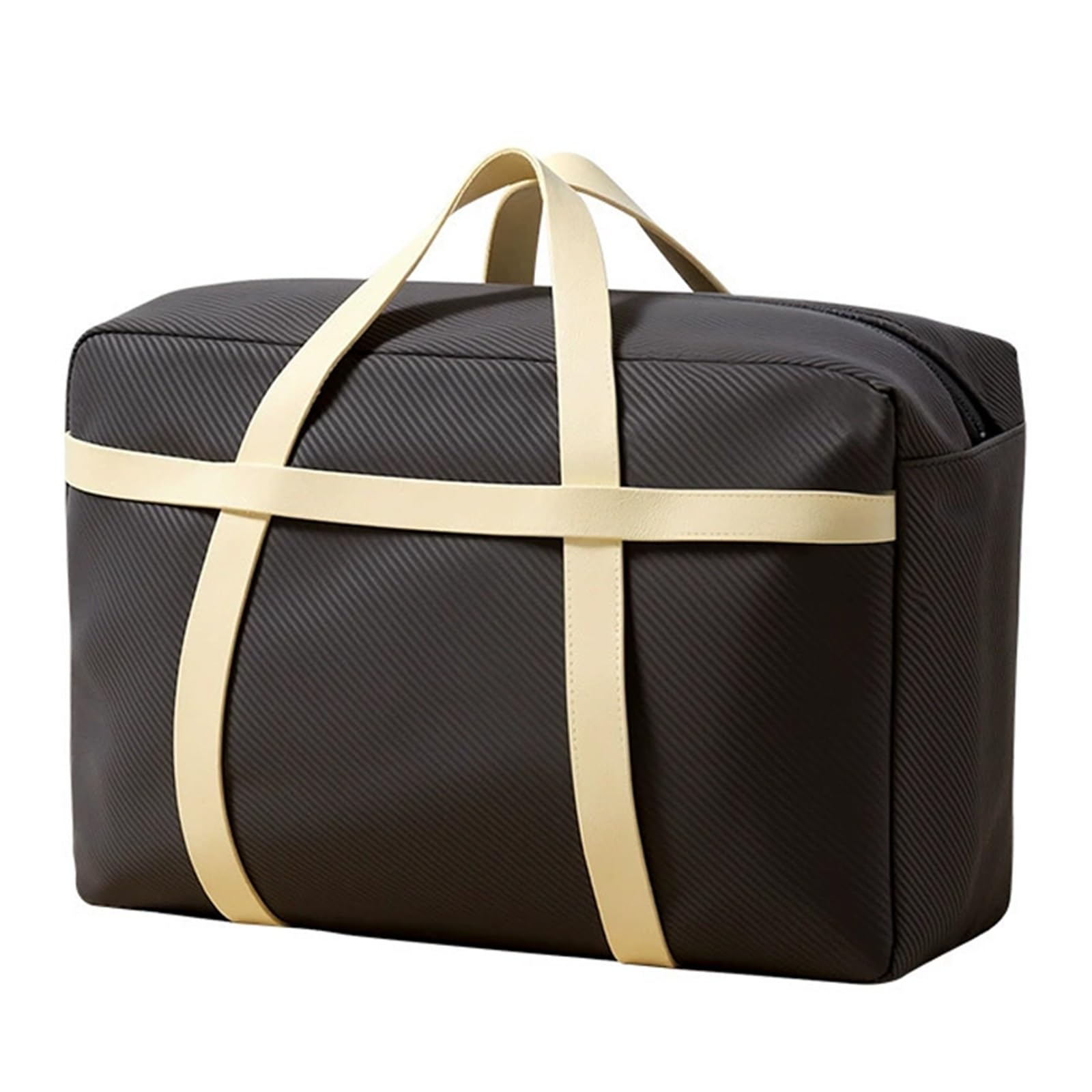 KIFSDLF Extra Large Waterproof Moving Luggage Bags Laundry Shopping Bag Foldable Travel Capacity Quilt Organizer(Black,78x25x55cm)