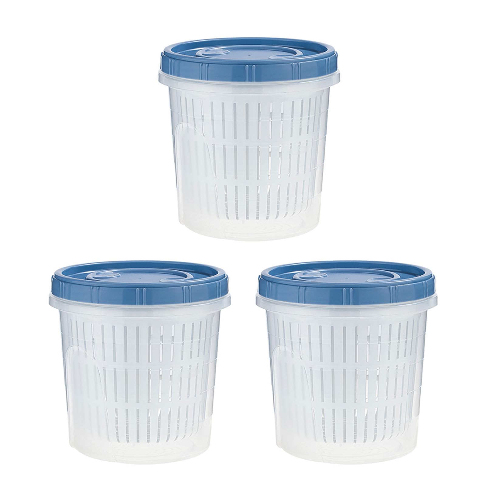 Kalttoy Blue Scallion Freshness Keeping Box 900Ml Scallion Preservation Box For Kitchen Use Food Safe Plastics Storage Freshness Keeping Container