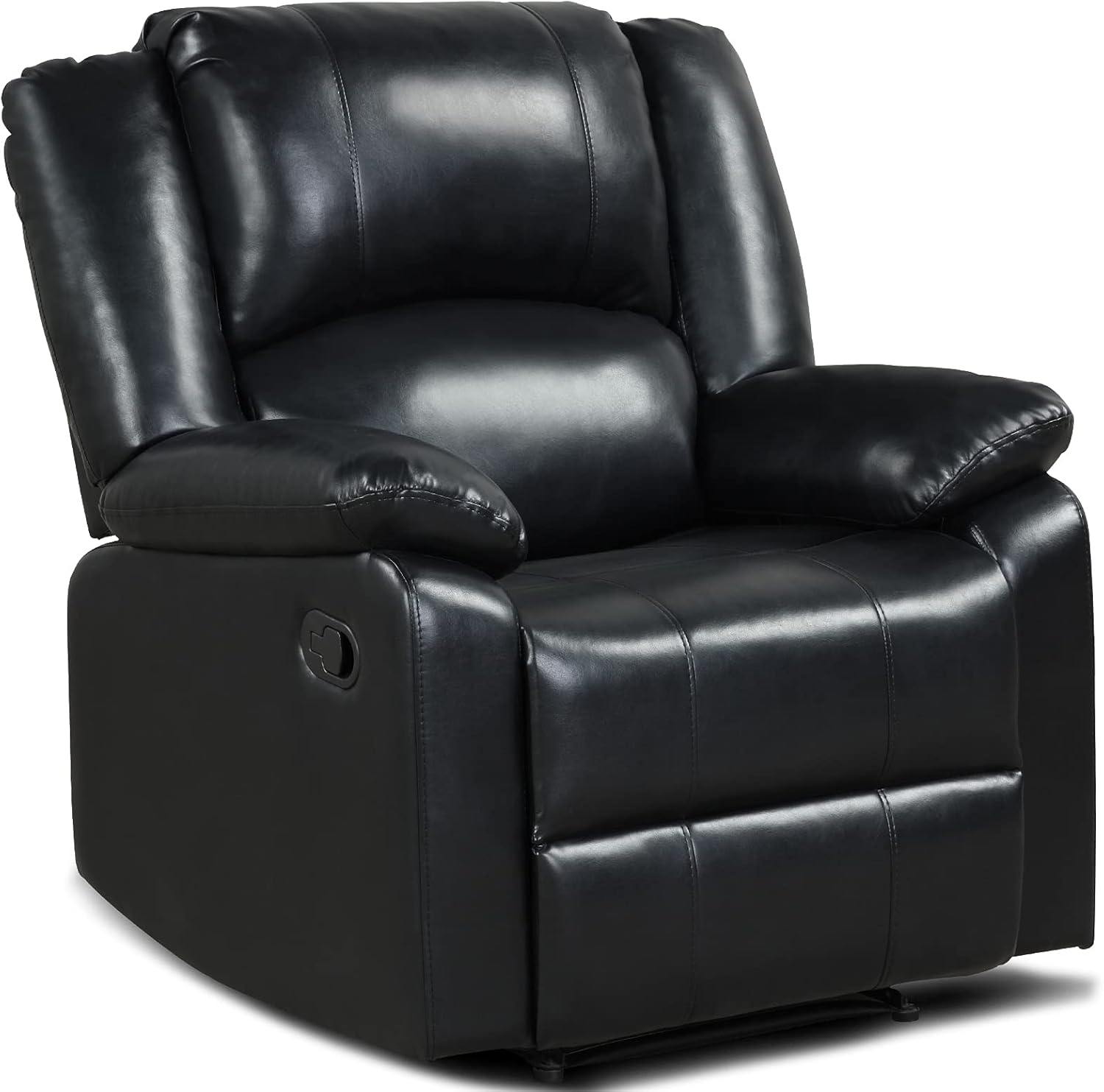Buy Giantex Recliner Chair PU Leather Recliner Sofa, Overstuffed