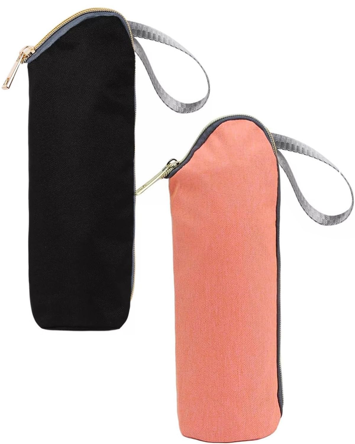 2Pcs Custodia per Bottiglia, Materiale del Tessuto Oxford, Borsa Protettiva per Bottiglie, con Maniglia per Appendere, per Conservare Biberon, Bottiglie d'Acqua e Bevande