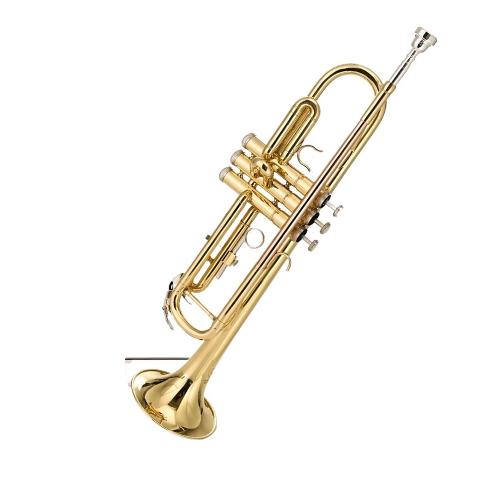 trąbka instrument Trąbka mosiężna w kolorze B-dur, podstawowe złoto