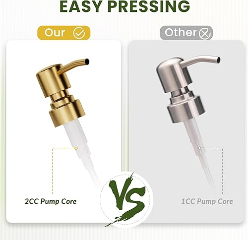 Miniatura 4 de AmazerBath Black Soap Dispenser, 2 Pack Glass Soap Dispenser with Pump, Black Dish Soap Dispenser and Black Hand Soap Dispenser for Kitchen,