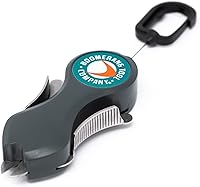 Vista 6 de Boomerang Tool Company SNIP cortadores de línea de pesca con amoladora retráctil y cuchillas de acero inoxidable que cortan trenzas, líneas mono