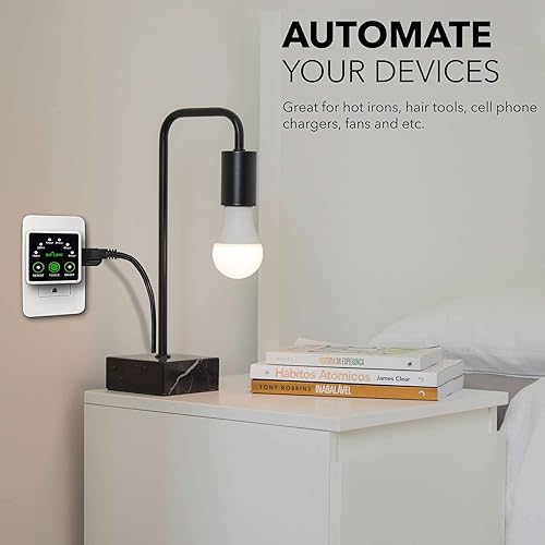 Miniatura 5 de BN-LINK Temporizador digital inteligente de cuenta regresiva, temporizador de ciclo de repetición con toma de tierra de 3 clavijas para lámparas,