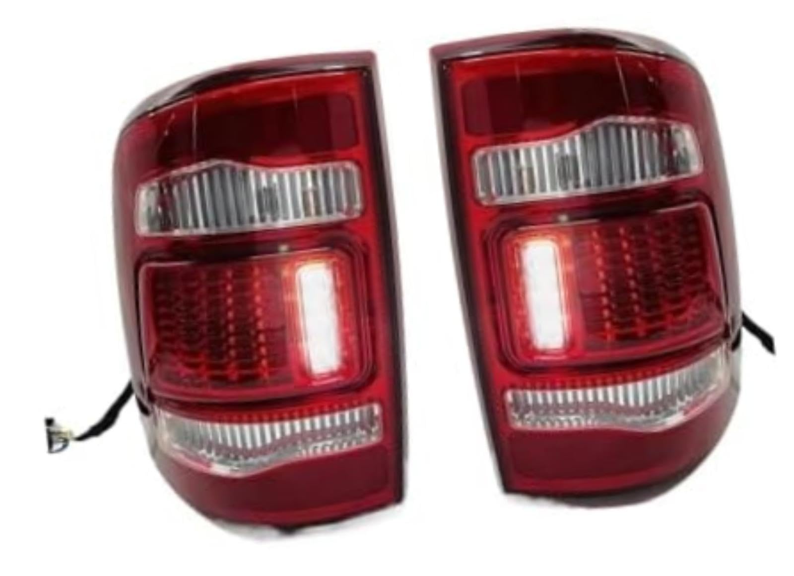 Dla DODGE, dla Ram 2008-2019 Lampy tylne samochodu Włącz światła sygnalizacyjne Zespoły tylnych świateł Lampka sygnalizacyjna lusterka bocznego (Red Euro Version) (Red Euro Version)