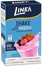 Linea Shake em Pó Sabor Iogurte com Frutas Vermelhas 210g