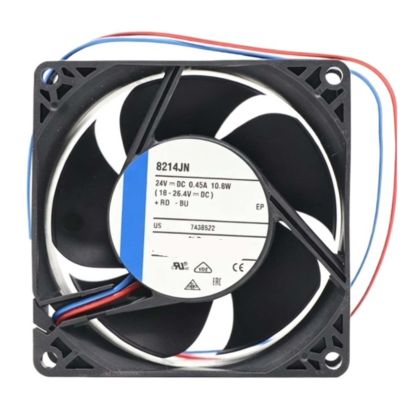 Kszhzymgx One Color 8214Jn Axial Flow Cooling Fan 24V 10.8W 8038