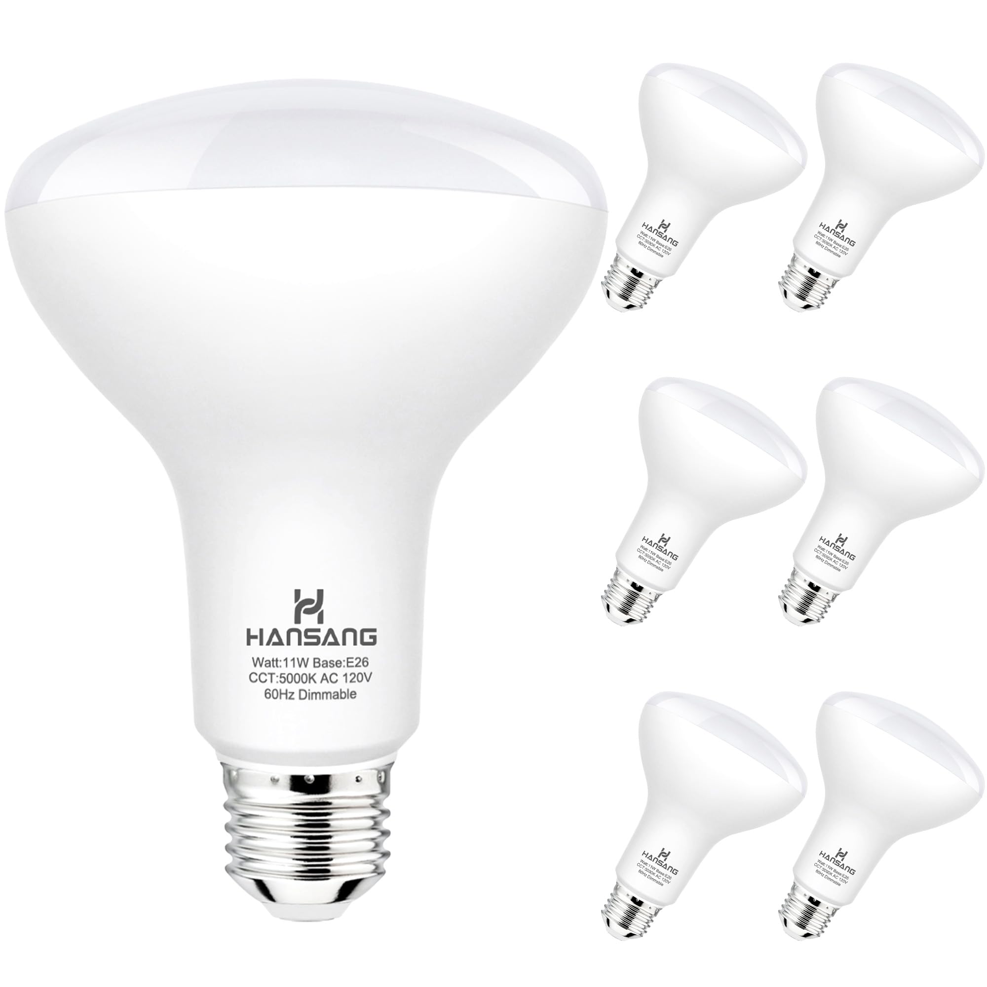 Hansang LED Flood Light Bulbs --6 Pcs