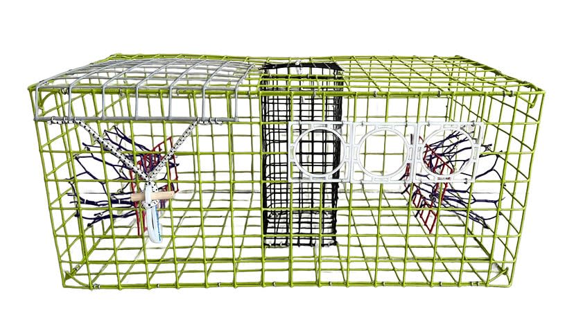 Heavy Duty Florida Medium Crab Trap with 2'x6' Ted's 24 x 14 x 11 inches. Extreme ruggedness and Durability. Blue Crab Pot; Blue Crab Trap