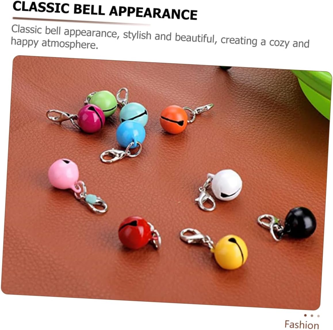 Garneck 10Pcs Decorative Pet Collar Crafted Collar Charms for Cats for Home Party Decoration Soft Chime Sound Easy to Hang