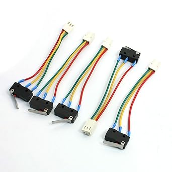 Muskan Enterprises -ME a13092300ux0579 5 Piece Female 3 Pin Hinge Lever Momentary Micro Switches for Water Heater