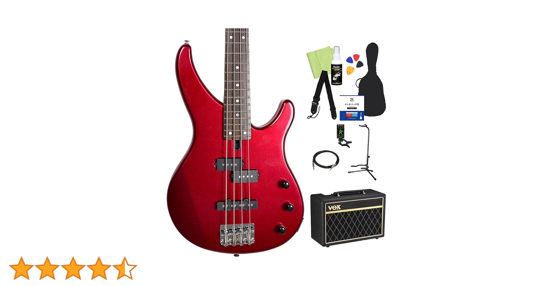 Amazon | YAMAHA TRBX174 ベース初心者12点セット 【VOXアンプ付