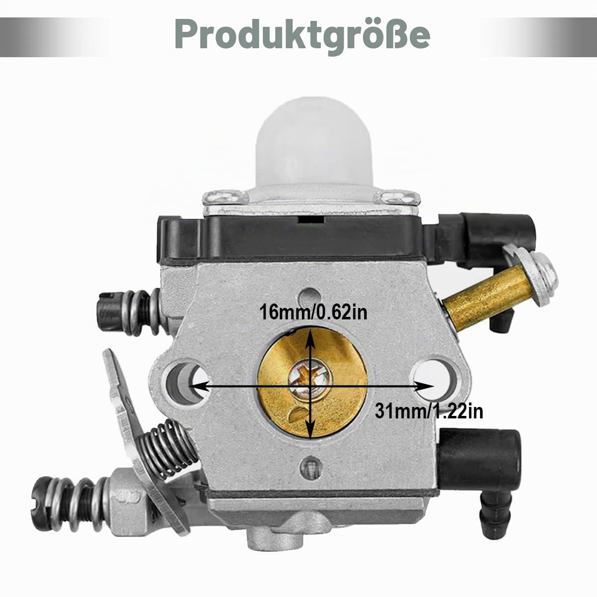 ZAMDOE WT-253-1 Vergaser für Stihl BG72 BG75 HS80 FS80 FS85 BG4227 Laubbläser Ersetzt WT253 42271200600 mit Luftfilter Zündkerze Kraftstofffilter Kraftstoffleitung