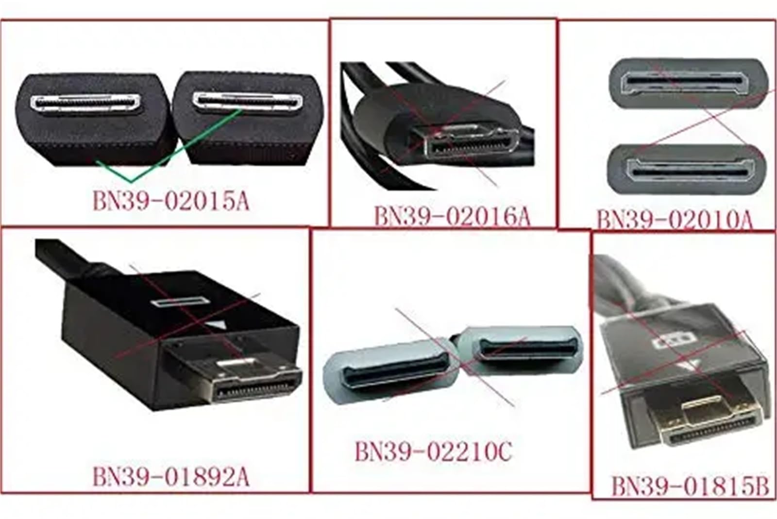 Cable Mini One Connect Compatible con Samsung BN39-02015A, BN39-02014A, BN96-35817G, BN96-35817B, UN40JU7100, 4K Ultra HD, Smart LED, HDTV, TV Box, Accesorios Trumpet