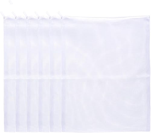 Miniatura 10 de JIHAQUA Bolsas de filtro para acuario grandes  Bolsas de malla reutilizables para tanque de peces con cremallera de plástico (11.5 x 15.5 pulgadas