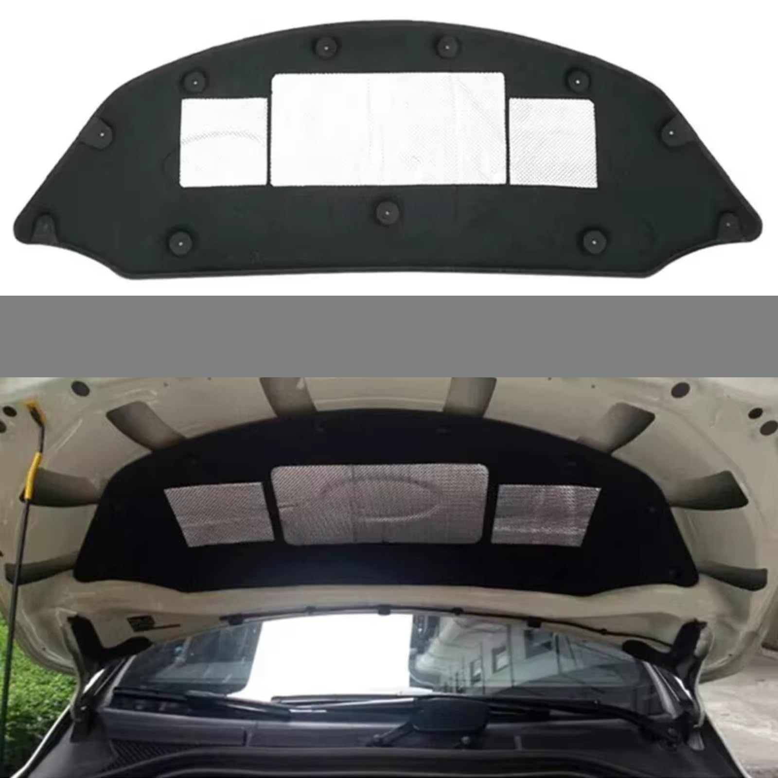 Dämmung Haube Auto Fronthaube Motor Schallschutz Baumwolle Sound Wärmedämmung Pad Kompatibel Mit Benz Für B-Klasse Für W246 2012-2018