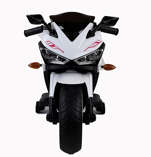 Miniatura 4 de TAMCO - Motocicleta de 12 V para niños, batería para niños, recargable, 2 ruedas, motocicleta eléctrica para niños con ruedas de iluminación, freno