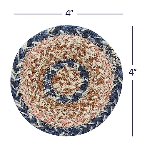 Kaila-Jute-Coaster-Set-of-6 Kaila Jute Coaster Set of 6