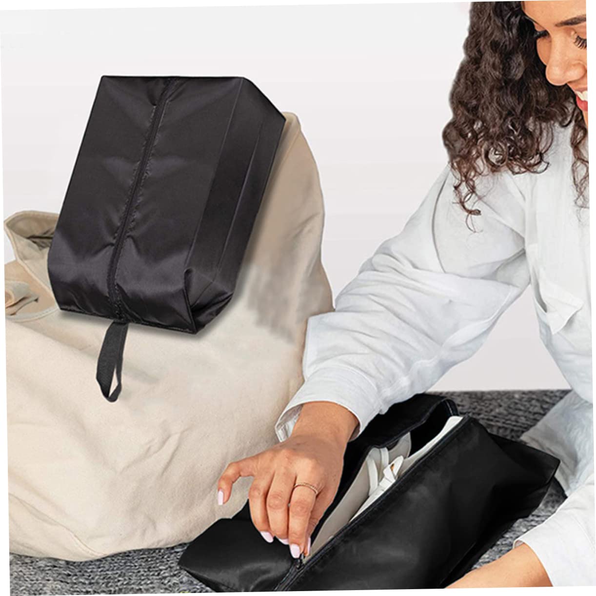 Holibanna 6pezzi Borse Porta Scarpe Impermeabili Organizer Da Viaggio Per Scarpe Sacchetti Pouch Per Uomini e Donne Design Pratico e Leggero