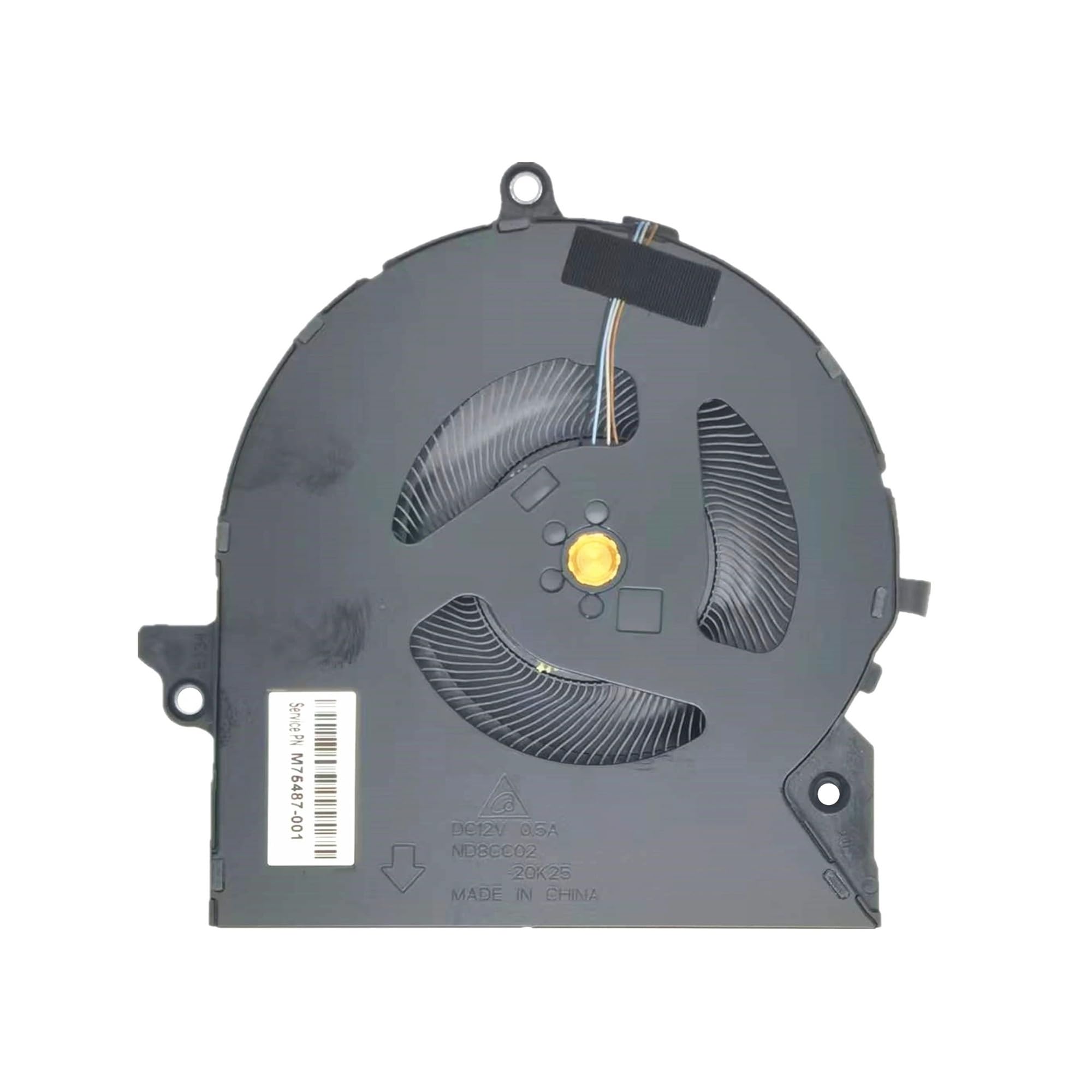 CPU De Vuelta, Ventilador De Refrigeración GPU, Compatible con HP,RTX3060 RTX3070 16-B 16-C-c0045ns-b0013dx-c0001ur-b0014nr-b1001na,Ventilador del disipador de Calor(CPU Fan)