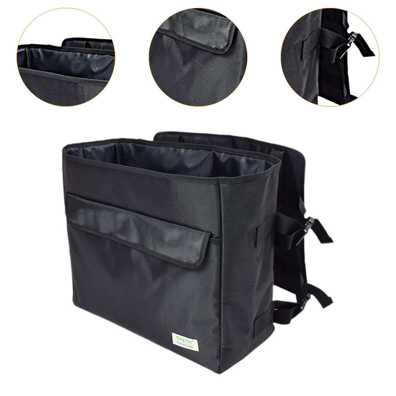 Yajuyi Organizador de Maletas Bolsa Organizador de Viaje Portátil Arnés Ajustable Compartimiento Grande Bolsillo Frontal Impermeable para Familias