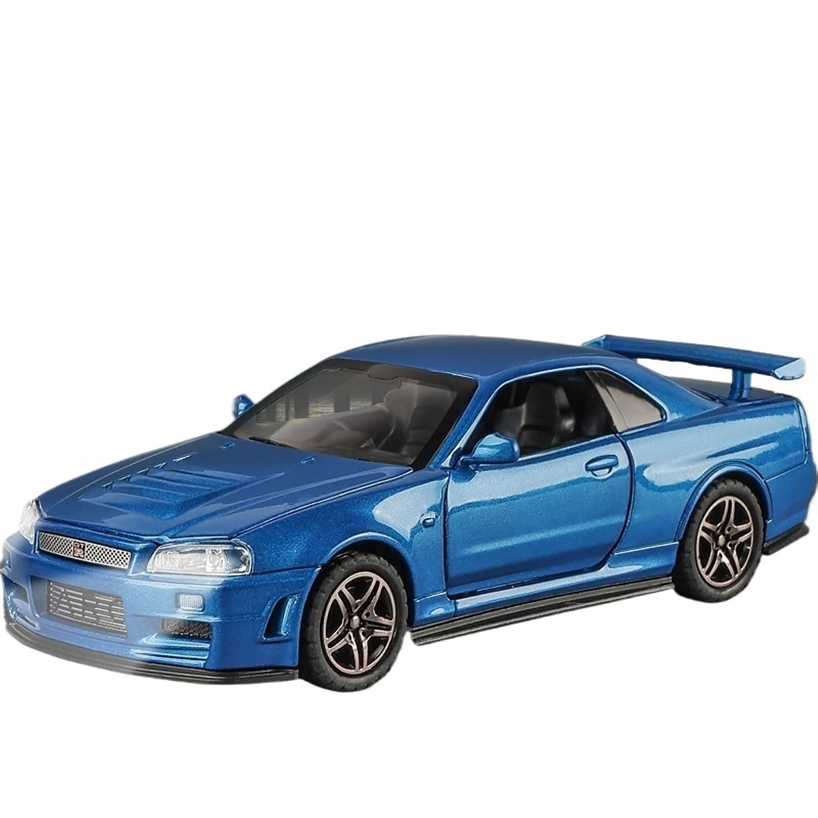 日本製 木製 スポーツカー 車 国産 置物 Amazon.co.jp: 1:32 日産 GTR34 車モデル ノスタルジック クラシック