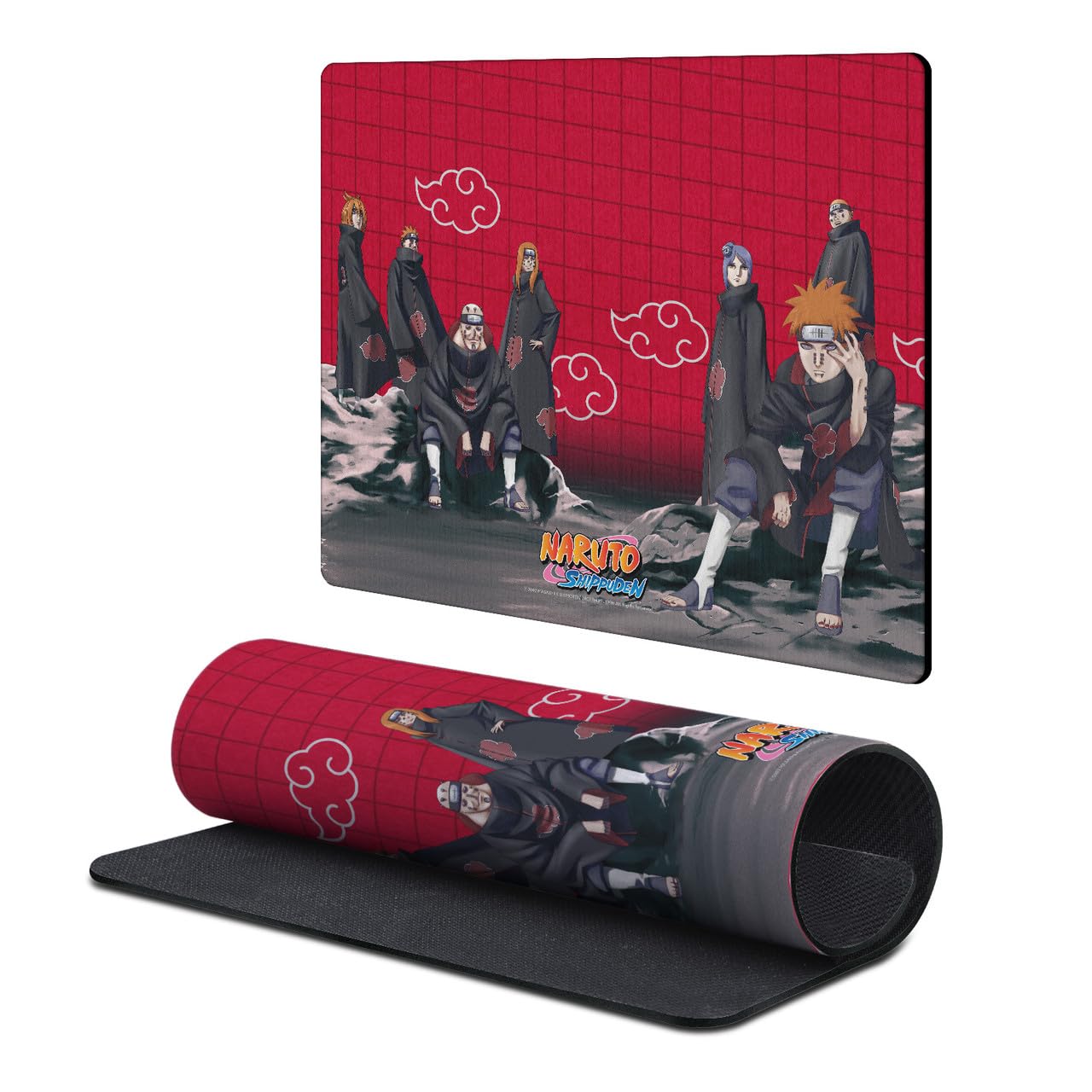 Head Case Designs Officially Licensed Naruto Shippuden Pain and Konan Graphic Art 9.84 x 11.81 x 0.12 inches (250 x 300 mm) - S Gaming Office Desk PC Keyboard Mouse Mat Pad