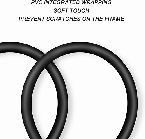 Miniatura 4 de SPROUTER - Juego de candado de cable para bicicleta, antirrobo, portátil, reiniciable, combinación de 4 dígitos, 4.7 in de diámetro, color negro