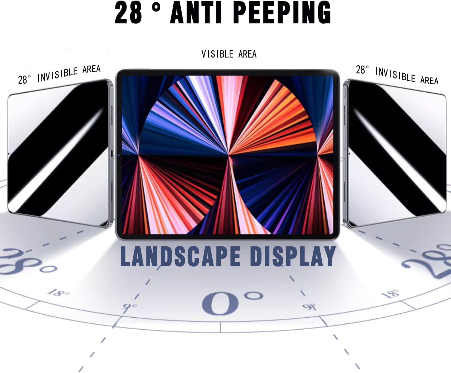 VANCKLE Magnetic Privacy Screen for Macbook Air 13.6/13 Inch (2022-2025, M2, M3, M4), Removable Matte Anti Glare Blue Light Protector Private Security Filter for 13.6 inch Mac Laptop Computer, 1-Pack