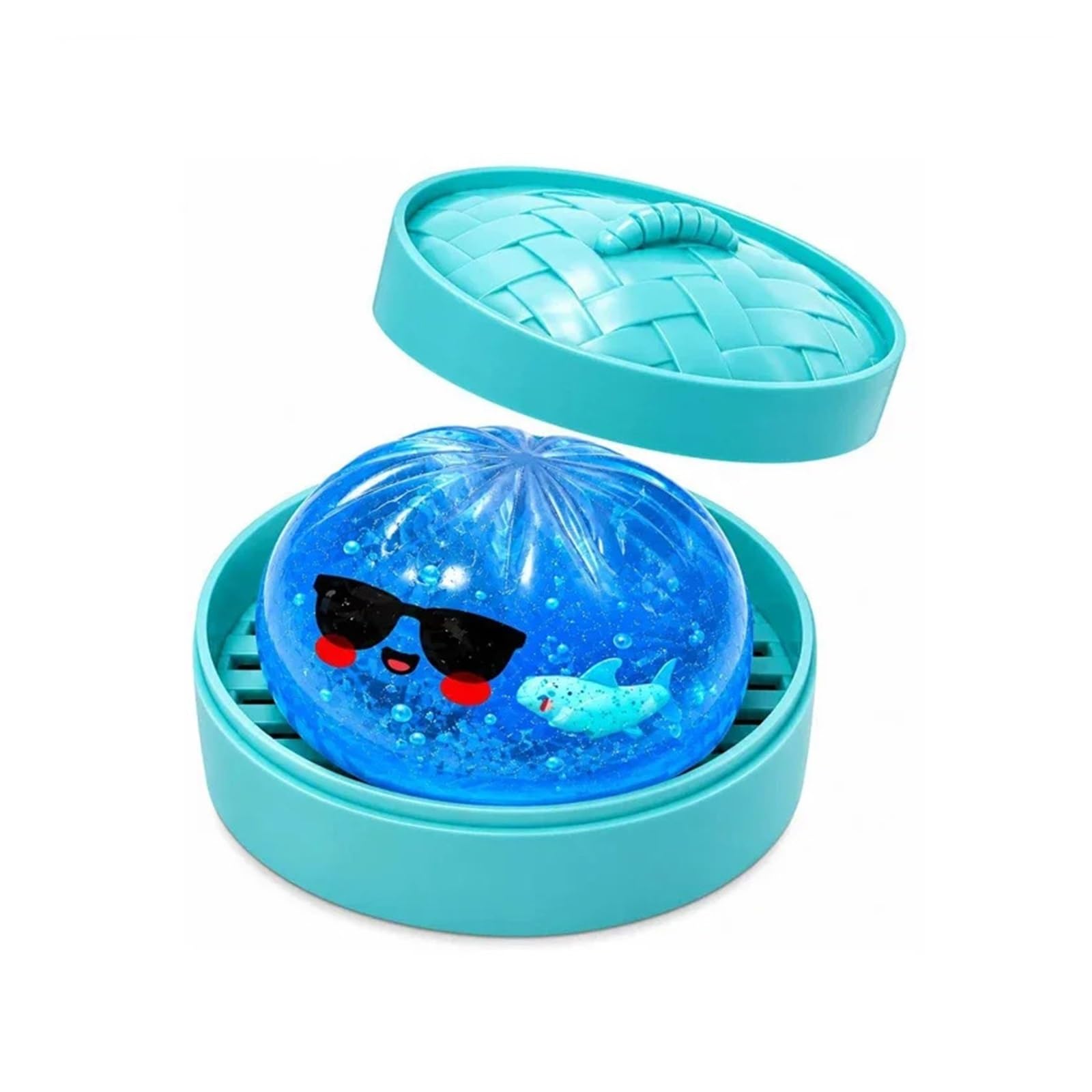 Glitter Dumpling Stress Ball, Colorful Squishy Fidget Toy