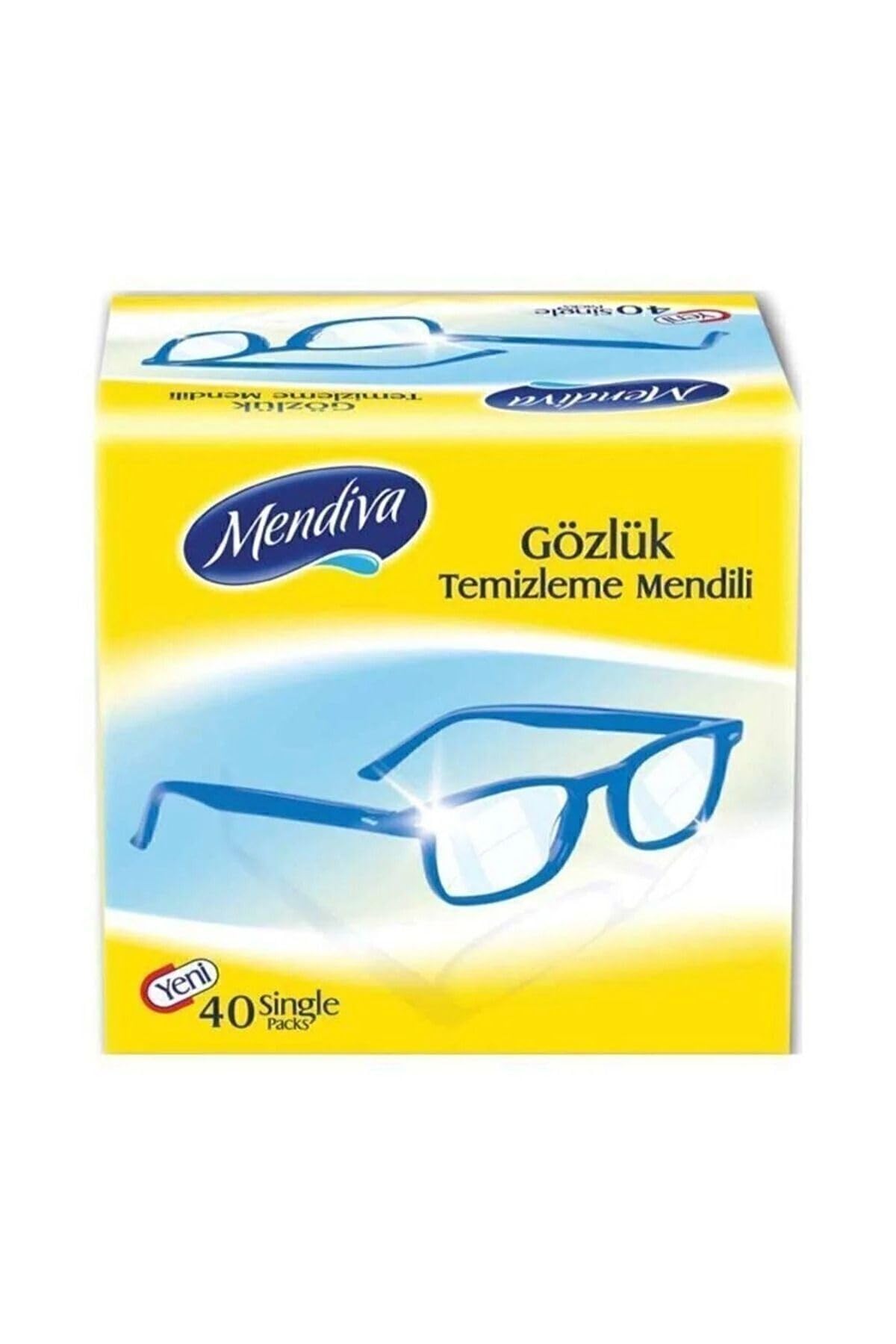 Kolonyali Mendil Gözlük Ekran Kask Temizleme Mendili Mendiva