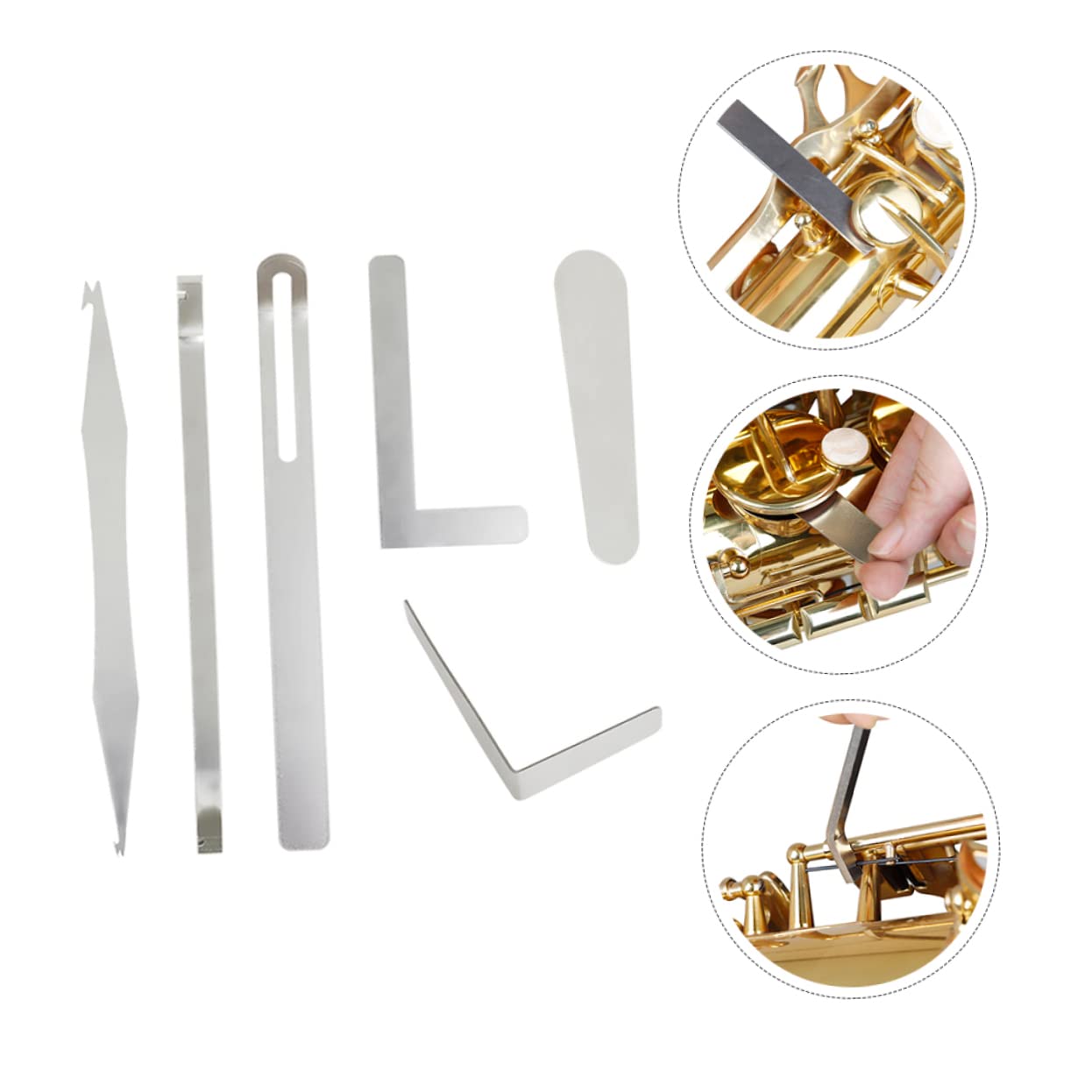 TOYANDONA 3 Juegos De Herramientas De Reparación De Instrumentos De Viento Kit De Reparación De Saxofón Alto Herramientas De Reparación De Saxofón Cañas De Clarinete Kit De Reparación De