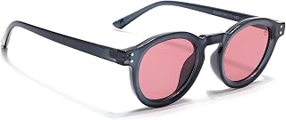 EYEJACK by Voyage UV Protected Black Round Sunglasses for Men & Women (89290CL) Price In India