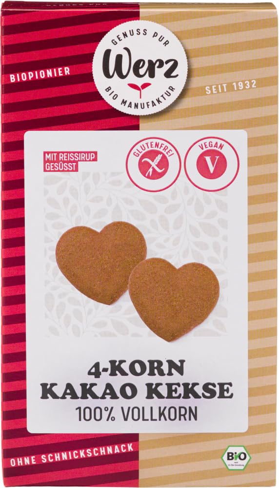 4-Korn Kakao Kekse, glutenfrei 18 x 150 g