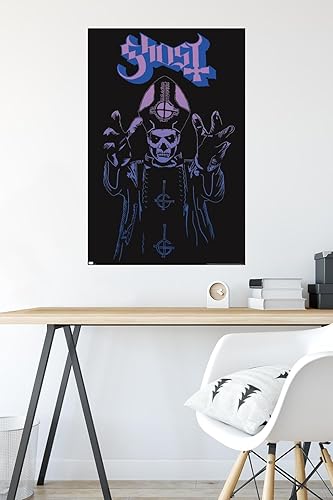 Miniatura 4 de Trends International Ghost - Póster de pared de ira, 34 pulgadas de largo x 22.4 W, versión premium sin marco