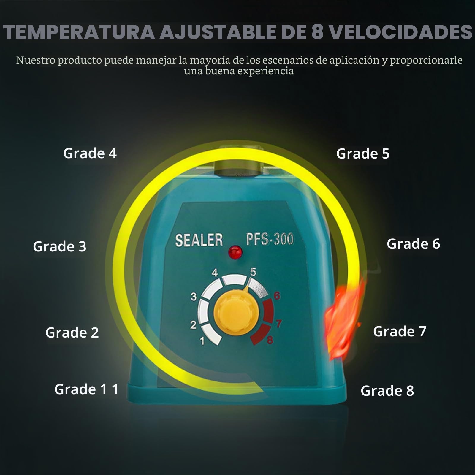 Bordeag Sellador Térmico De 200mm Sellador De Bolsas De Plástico Portátil, Máquina Selladora En Caliente Termoselladora Dispositivo De Sellado Selladora Bolsas De Plastico Para Bolsas De Pp Y Pe