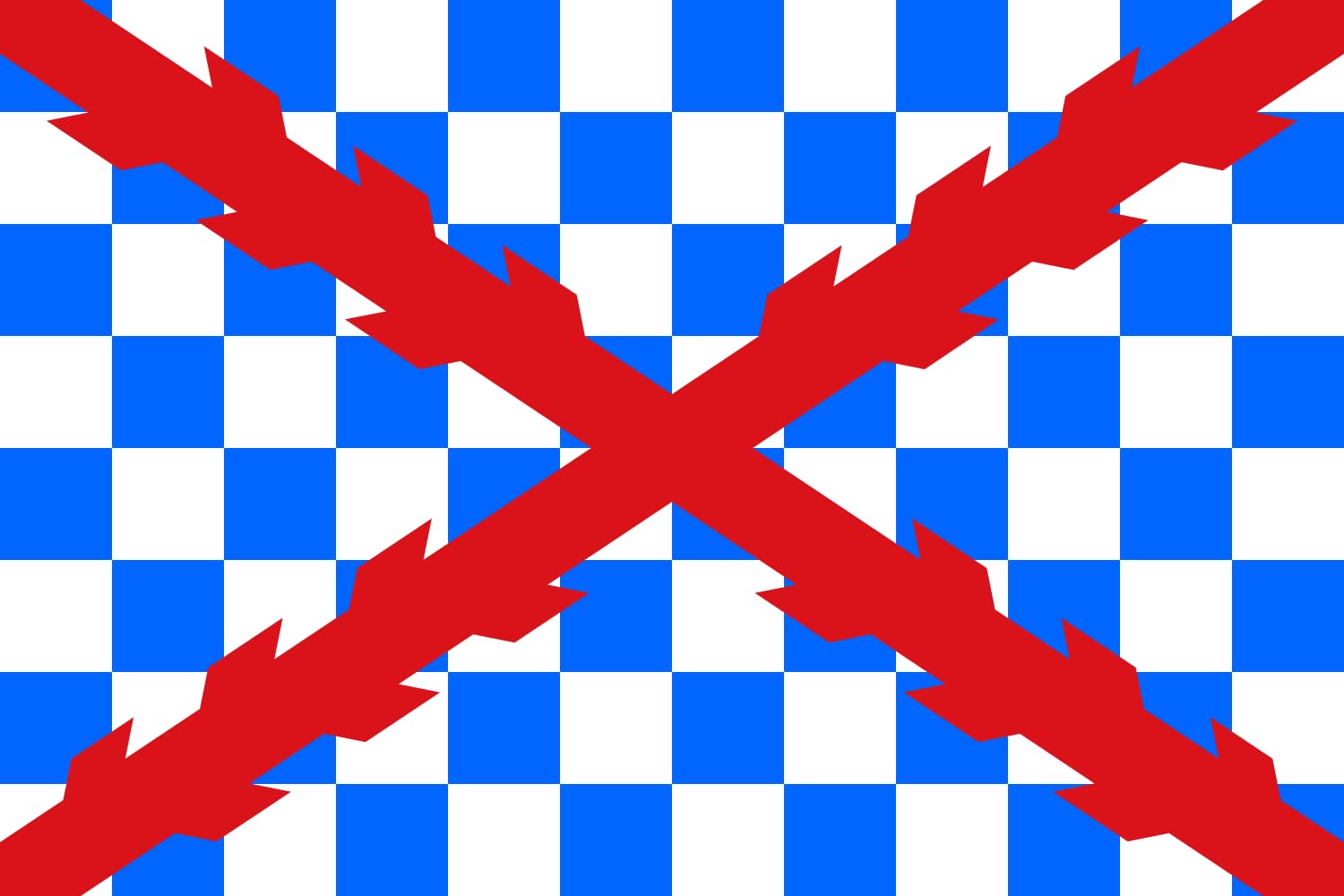 Drapeau Tercio Ambrosio pour décoration de salle historique et collection