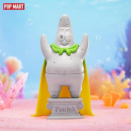 Miniatura 6 de POP MART Bob Esponja - Figuras de caja ciega de transiciones de vida, caja de diseño aleatorio, juguetes para decoración moderna del hogar, juego de
