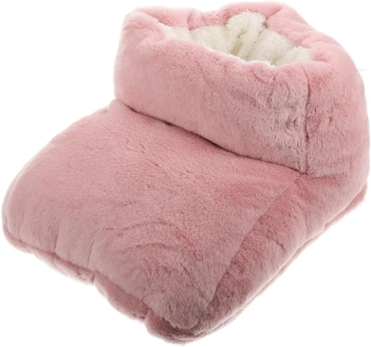 1set USB Heated Foot Warmer Shoes Heating Footwear for Home Office Soft and Washable Design for Cold Winter Days