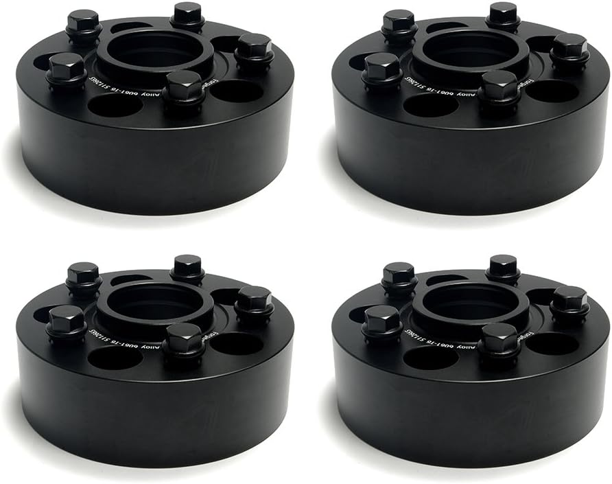 4Pcs 50MM Hub Centric Wheel Spacers Adapters Forged Aluminum 6061-T6 with Bolts for Mercedes Benz E Class W210 W211 W212