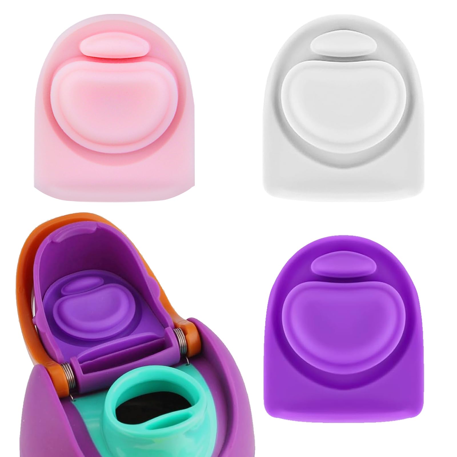 Frokolla 3pcs Replacement Stopper Seal Compatible with Owala FreeSip 24oz 32oz,Water Bottle Lid Insert Cap Silicone Seal Parts for Owala 16/19/24/32/40oz Spout Gasket Mouth piece AccessoriesYA-2R โ image 1