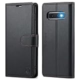 FLIPALM for Samsung Galaxy S10e 5.8'(NON S10 6.2') Wallet Case with RFID Blocking Credit Card Holder, PU Leather Flip Kickstand Protective Shockproof Cover Women Men for Samsung S10e Phone case(Black)