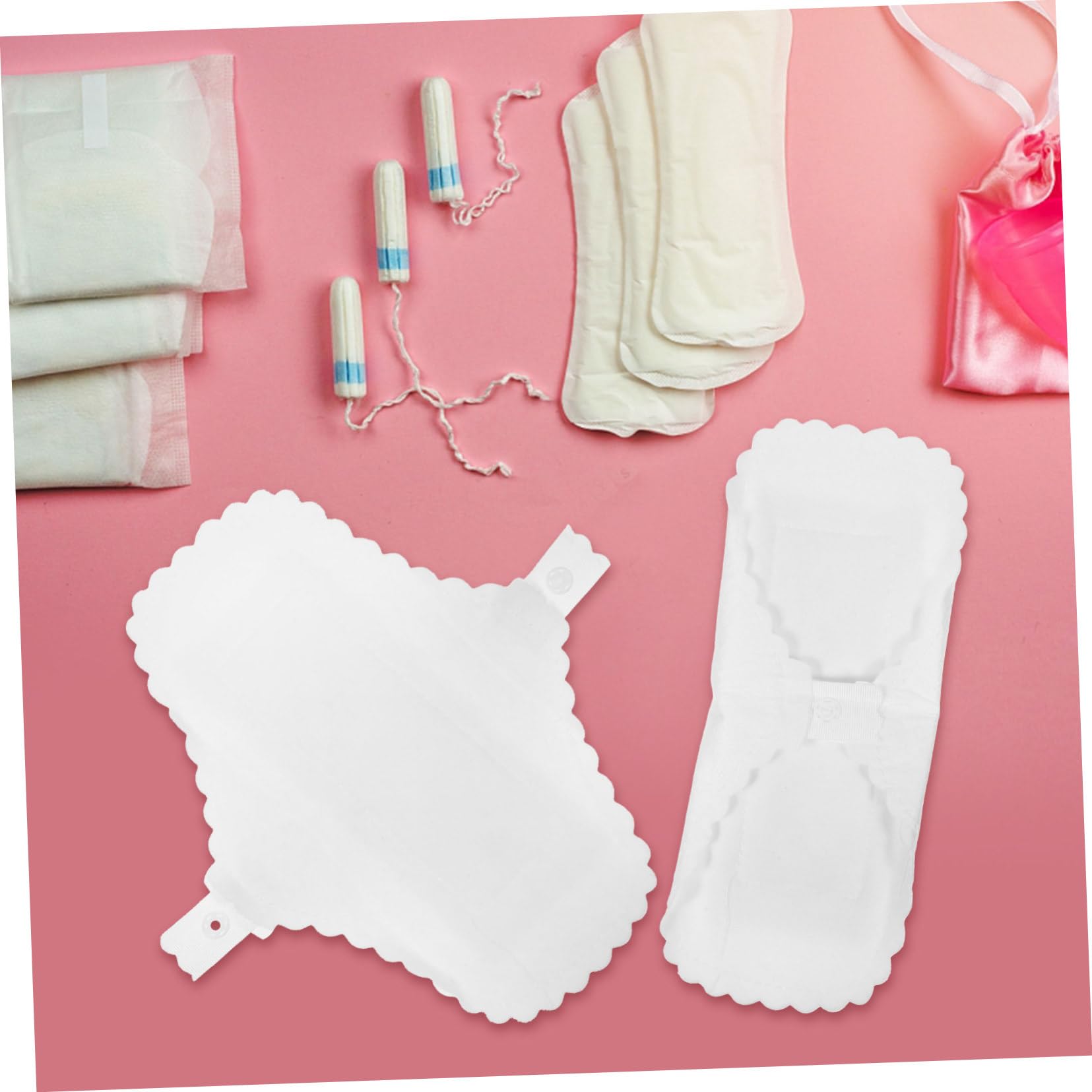 COLLBATH 3er-set Waschbare Menstruationspads Aus Baumwolle Für Frauen Wiederverwendbare Pads Für Mädchen Über Nacht Maxi Bequem Und Für Die Periode 10 Stück * 3
