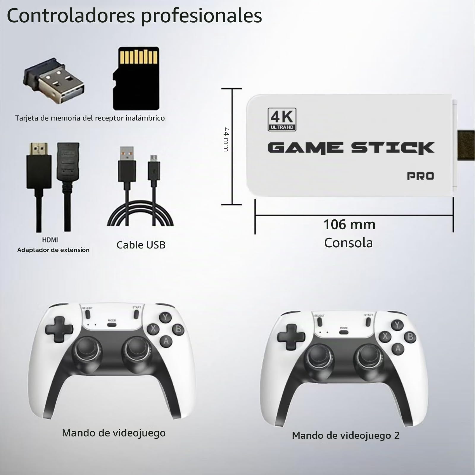 Juego de batalla 4K de alta definición para dos jugadores, consola de juegos arcade retro inalámbrica M15 2.4G, memoria de 64 GB/128 GB, más de 20.000 juegos integrados, mini arcade, consola de juegos