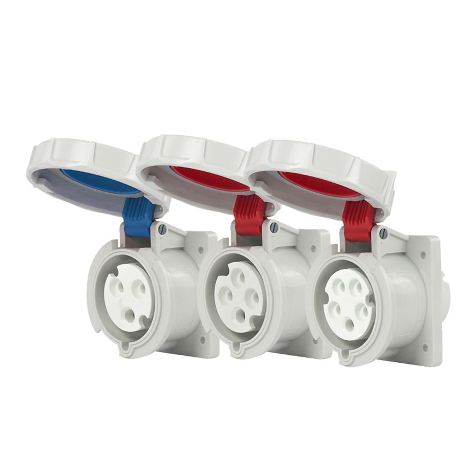 Connecteur rouge 16A IP67 LX 3152-5 pour sécuriser l'électricité de votre station d'accueil