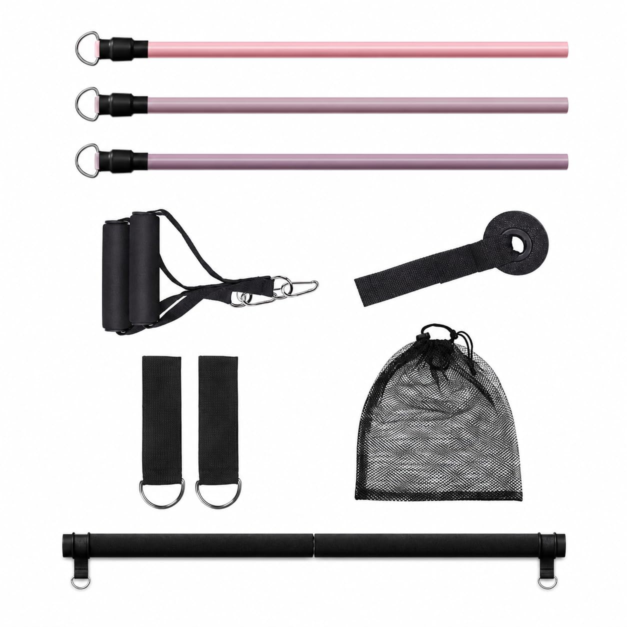 Bande Elastiche di Resistenza Regolabili | Impugnature ergonomiche, Corde Per Allenamento, Ginnastica posturale, Per Personal