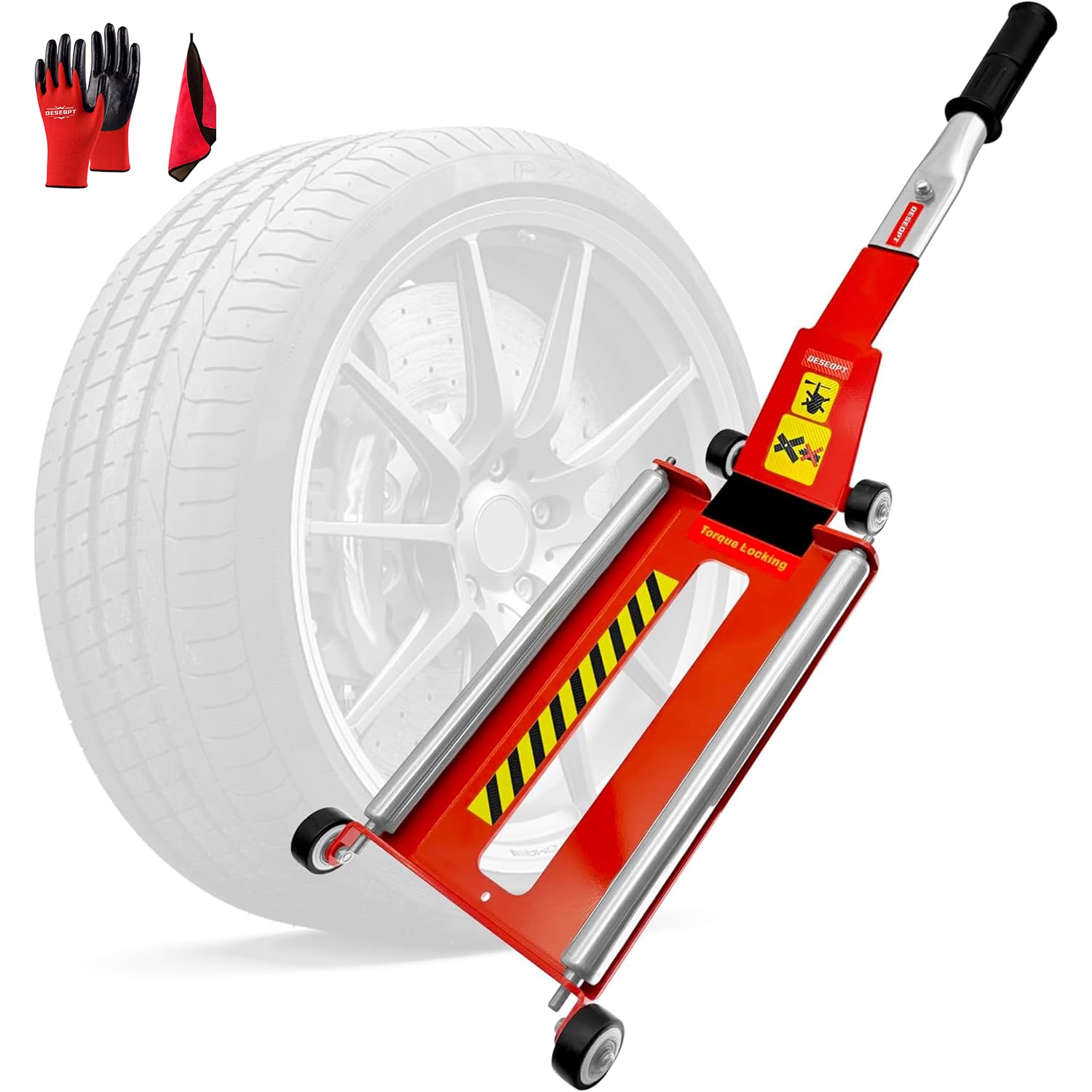 Photo 1 of ***PARTS ONLY***NON FUNCTIONAL***DESEQPT Upgraded Portable Effortless Tire Jack Disassembly Tool, Tire Jack Tool with Roller Plate [Extended Version]
