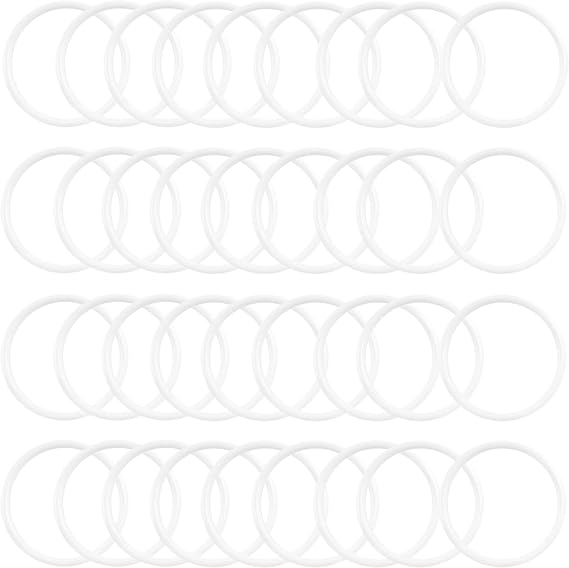 Amazon.com: 36Pcs Macrame Hoops Ring, BetterJonny 85mm Plastic Craft ...