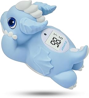 Baby Bath Thermometer – Floating Bathtub Thermometer for Newborn – Accurate Water Temperature Sensor in Fahrenheit & Celsius – Safe Bath Toy for Infants
