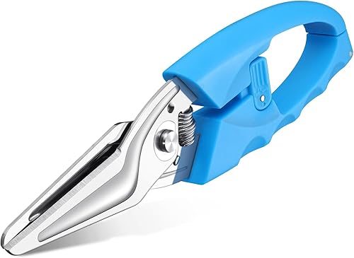 Tijeras de cocina azules